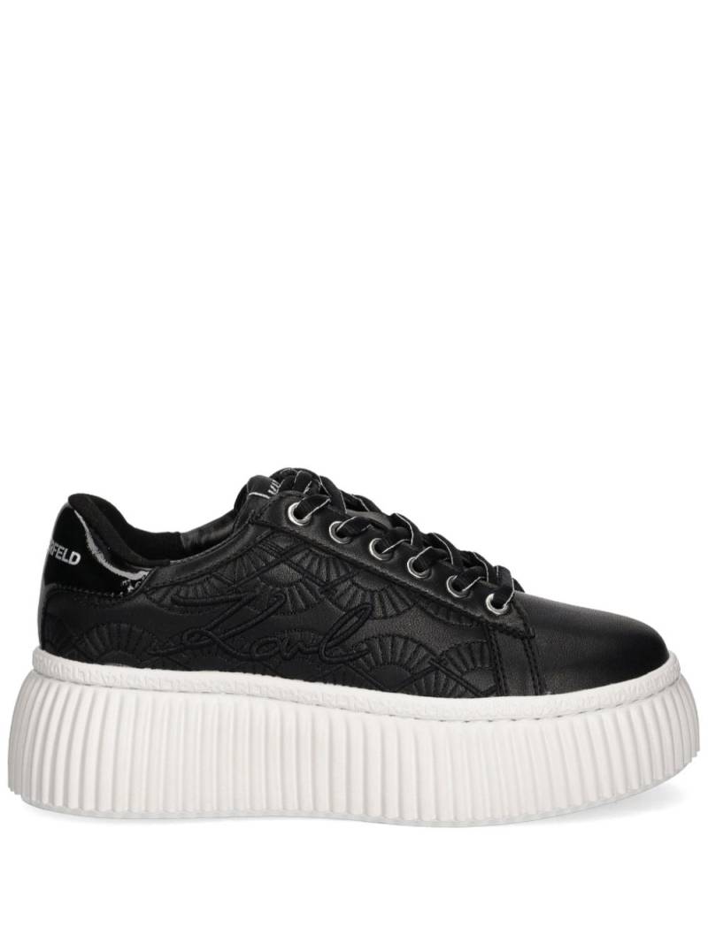 Karl Lagerfeld Krepper sneakers - Black von Karl Lagerfeld