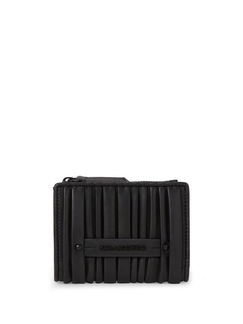 Karl Lagerfeld Kushion bi-fold wallet - Black von Karl Lagerfeld