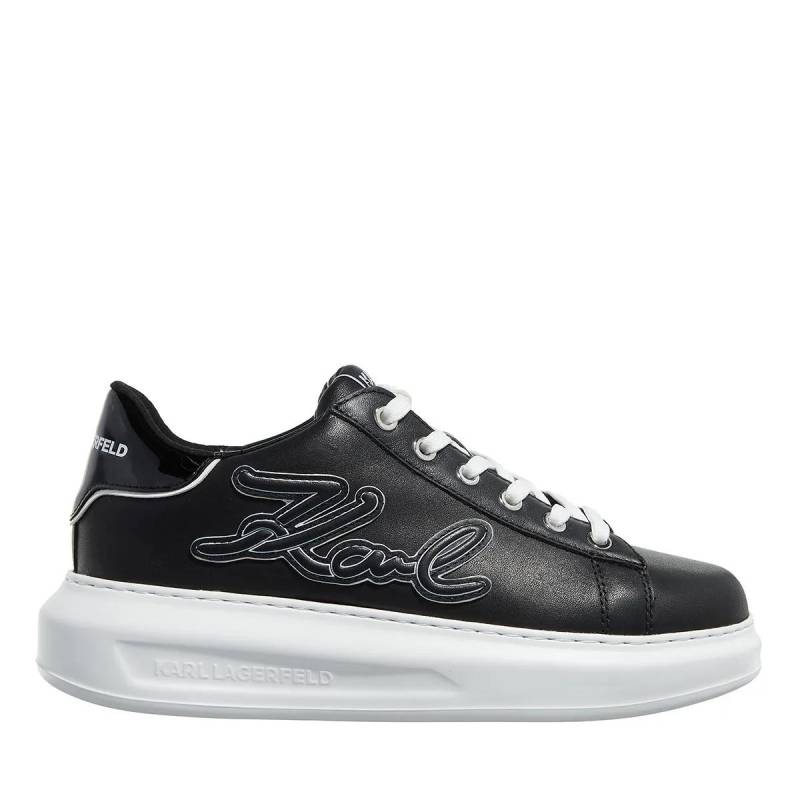 Karl Lagerfeld Low-Top Sneaker - Kapri Signia Emboss Lo Lace - Gr. 36 (EU) - in Schwarz - für Damen von Karl Lagerfeld