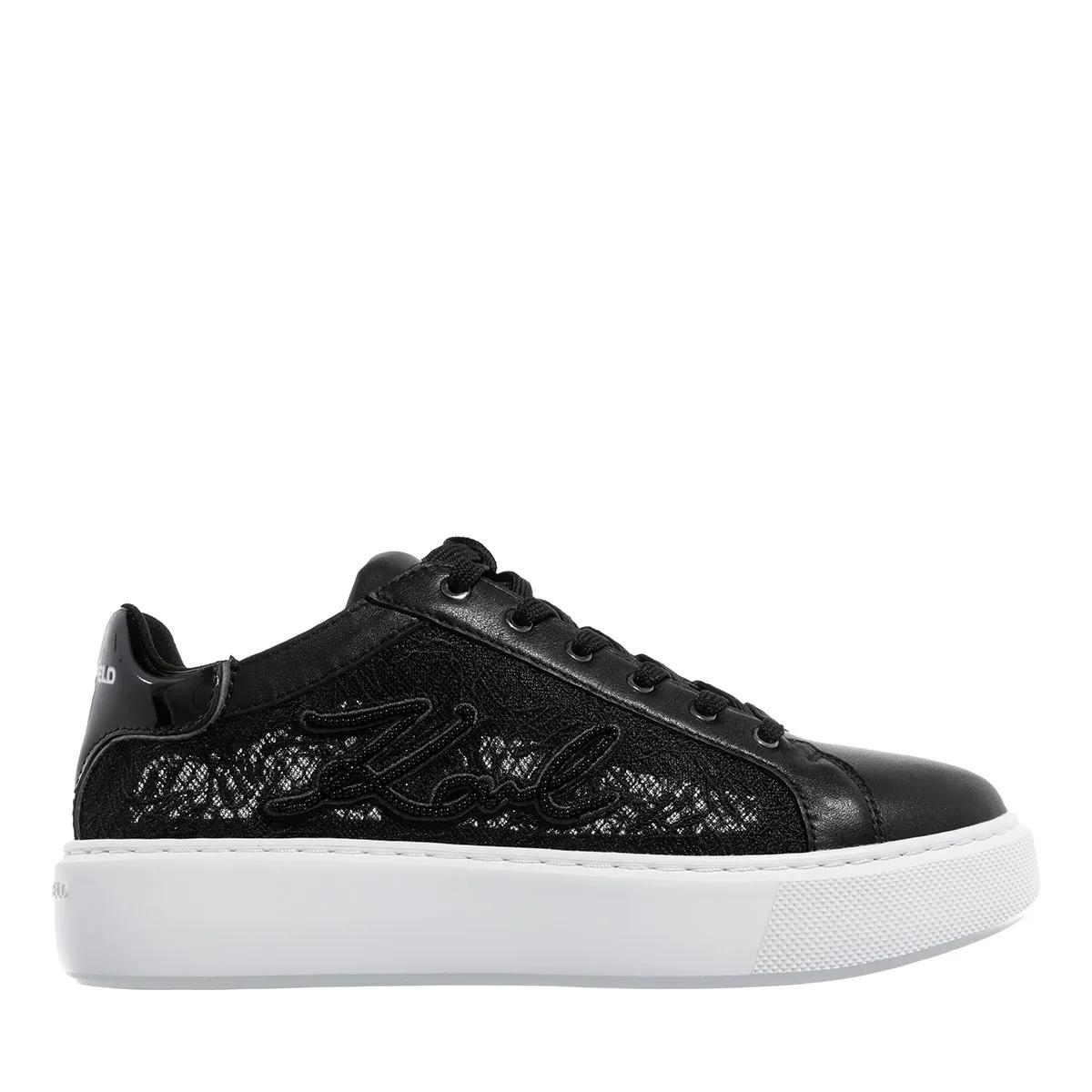 Karl Lagerfeld Low-Top Sneaker - Maxi Kup Autograph Lace Lo - Gr. 36 (EU) - in Schwarz - für Damen von Karl Lagerfeld