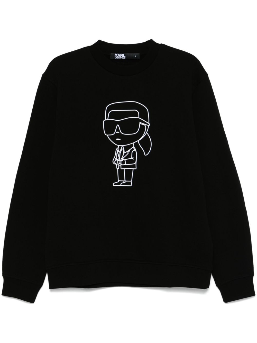 Karl Lagerfeld Mini Ikonik Karl sweatshirt - Black von Karl Lagerfeld