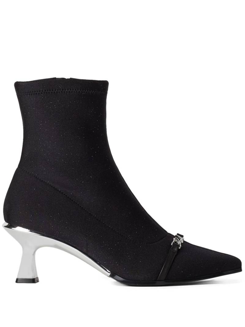 Karl Lagerfeld Panache glitter ankle boots - Black von Karl Lagerfeld