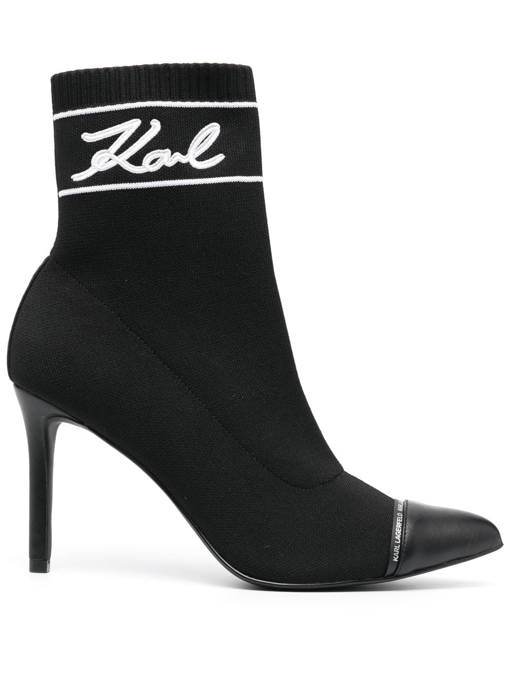Karl Lagerfeld Pandara Signia sock boots - Black von Karl Lagerfeld