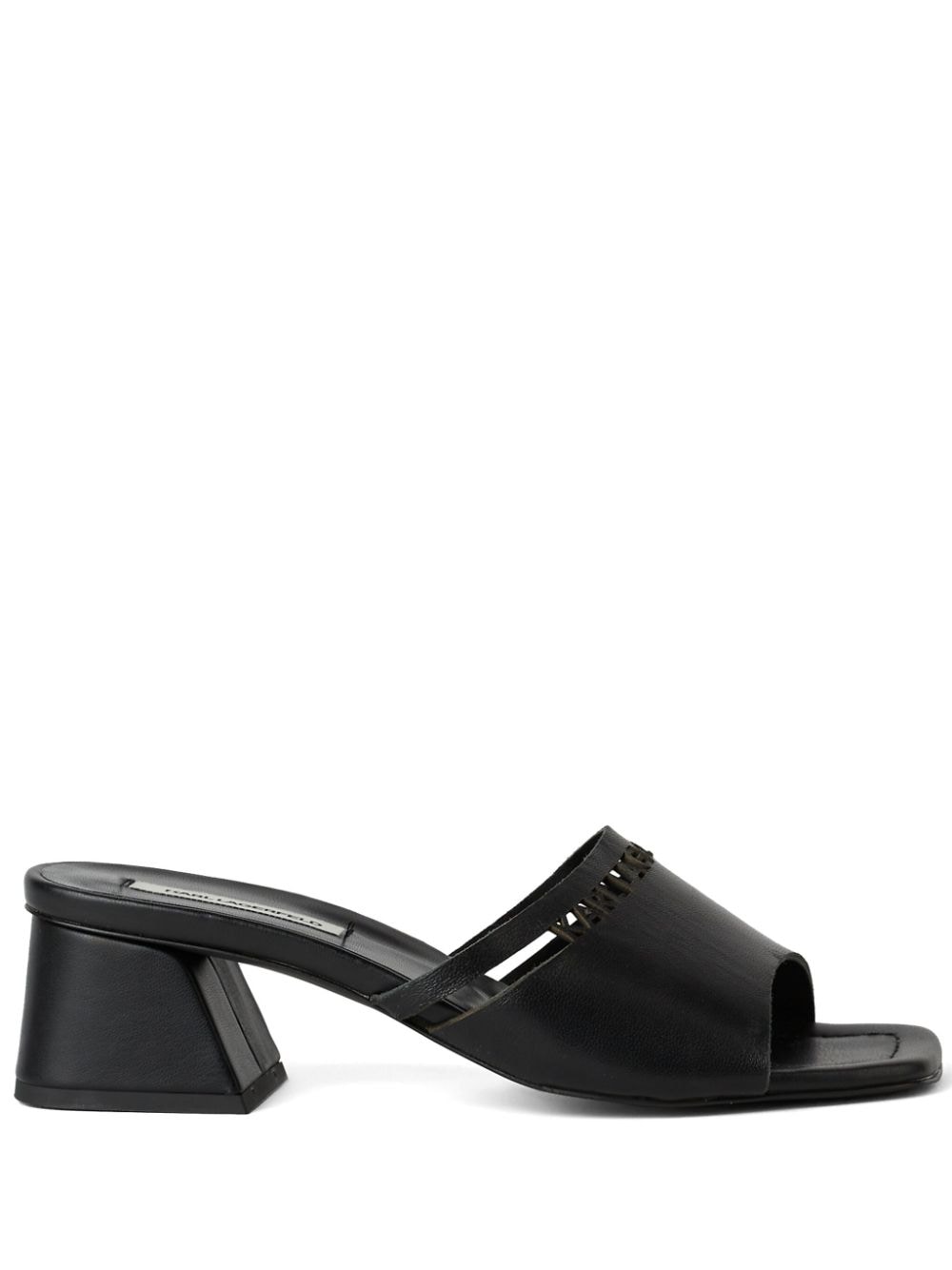Karl Lagerfeld Plaza 55mm leather sandals - Black von Karl Lagerfeld
