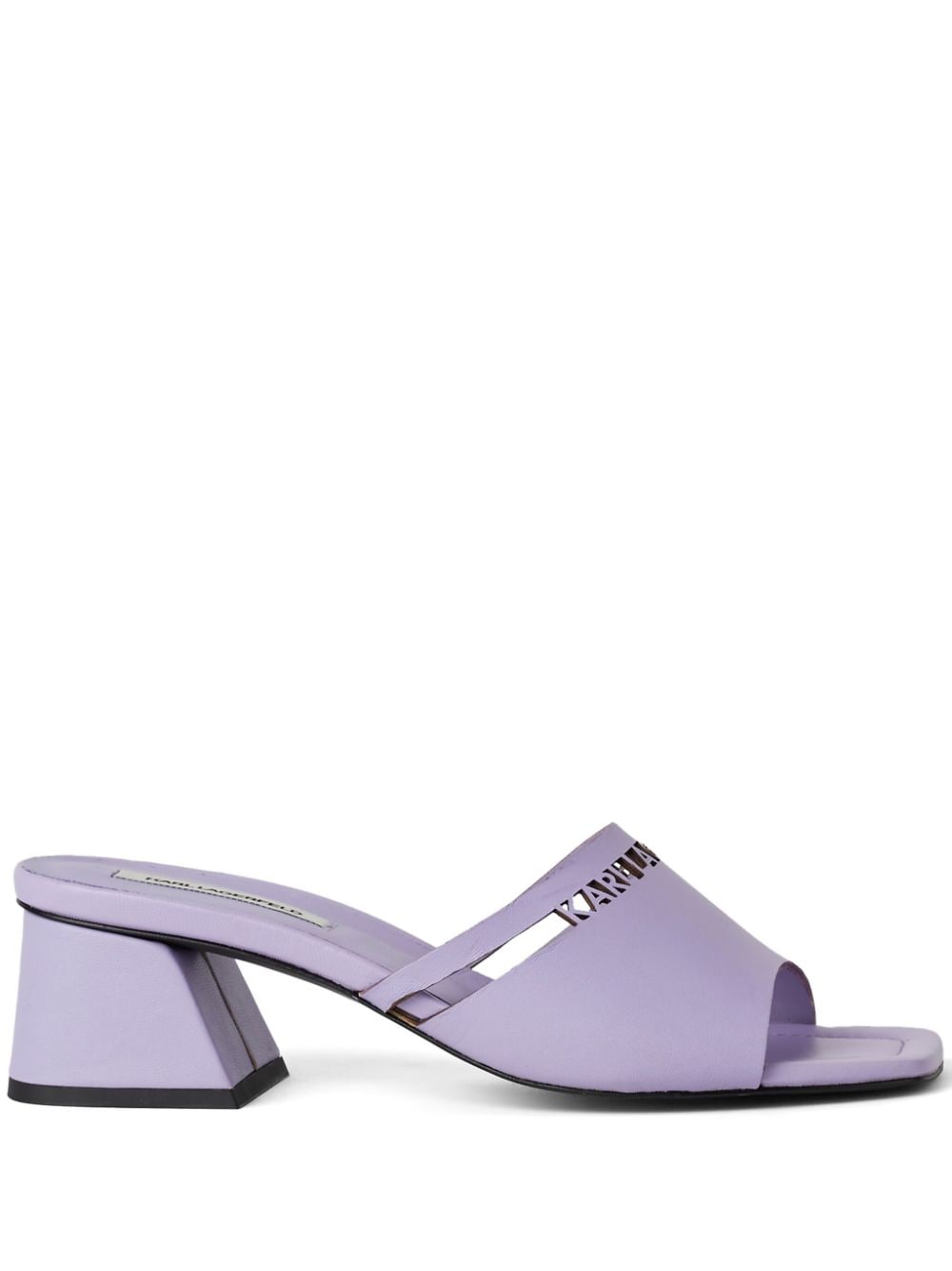 Karl Lagerfeld Plaza 55mm leather sandals - Purple von Karl Lagerfeld