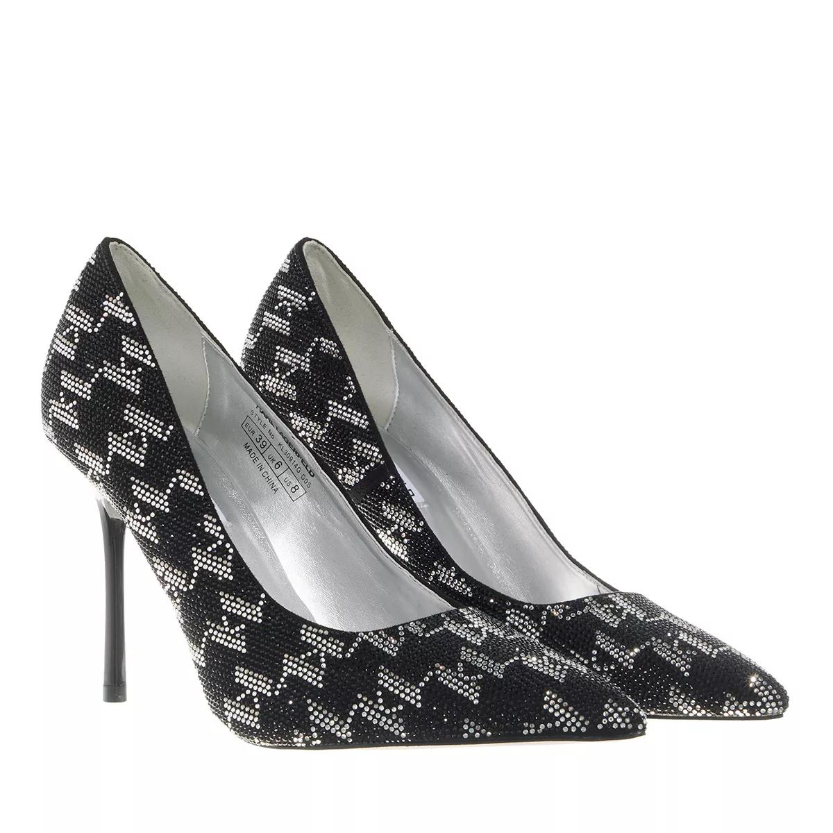 Karl Lagerfeld Pumps & High Heels - Sarabande II Court Shoe Monogram - Gr. 38 (EU) - in Schwarz - für Damen von Karl Lagerfeld