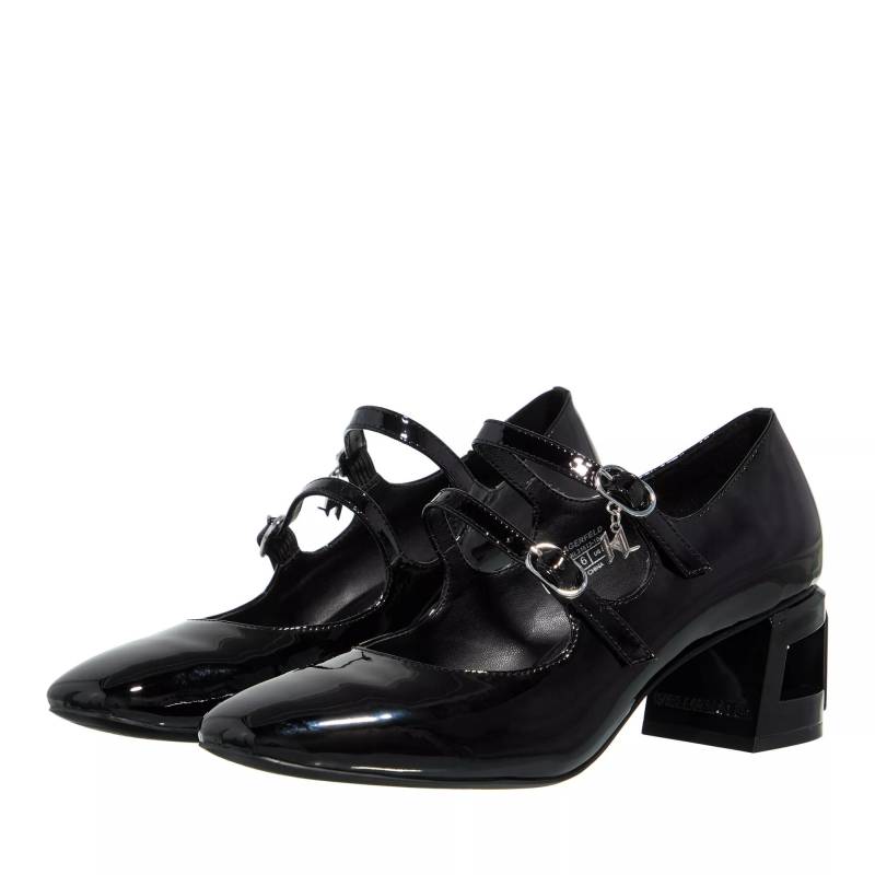 Karl Lagerfeld Pumps & High Heels - TETRA HEEL Double Strap Shoe - Gr. 36 (EU) - in Schwarz - für Damen von Karl Lagerfeld