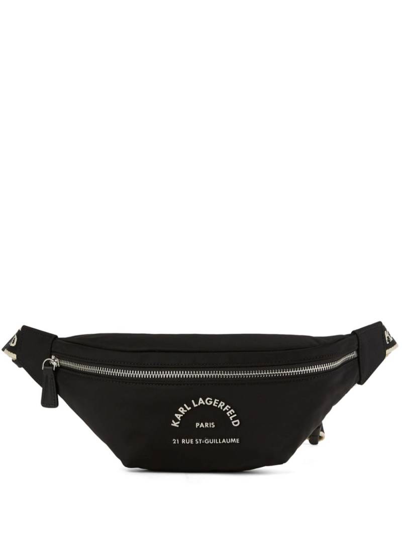 Karl Lagerfeld Rue St-Guillaume belt bag - Black von Karl Lagerfeld