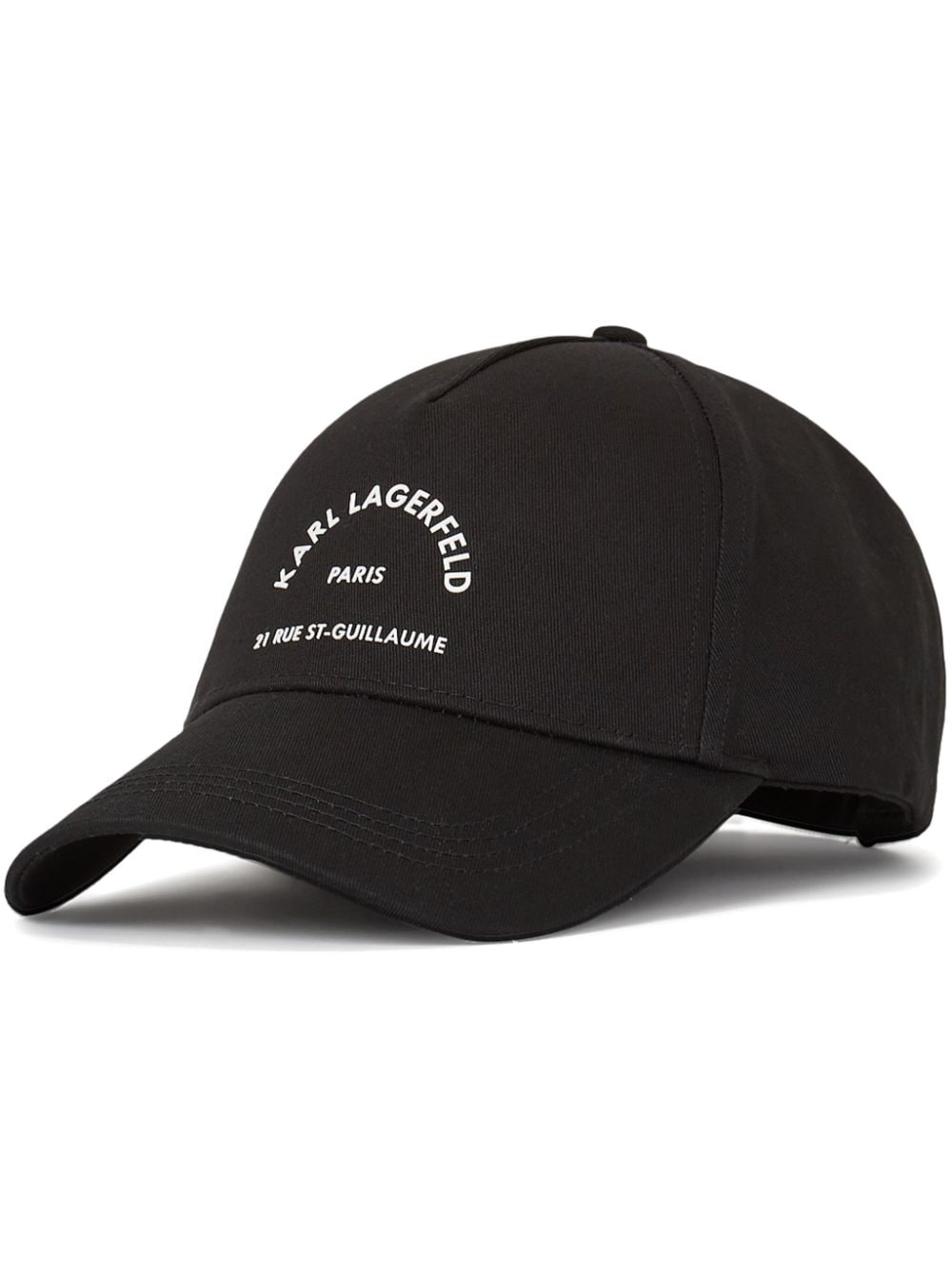 Karl Lagerfeld RSG logo-print cap - Black von Karl Lagerfeld