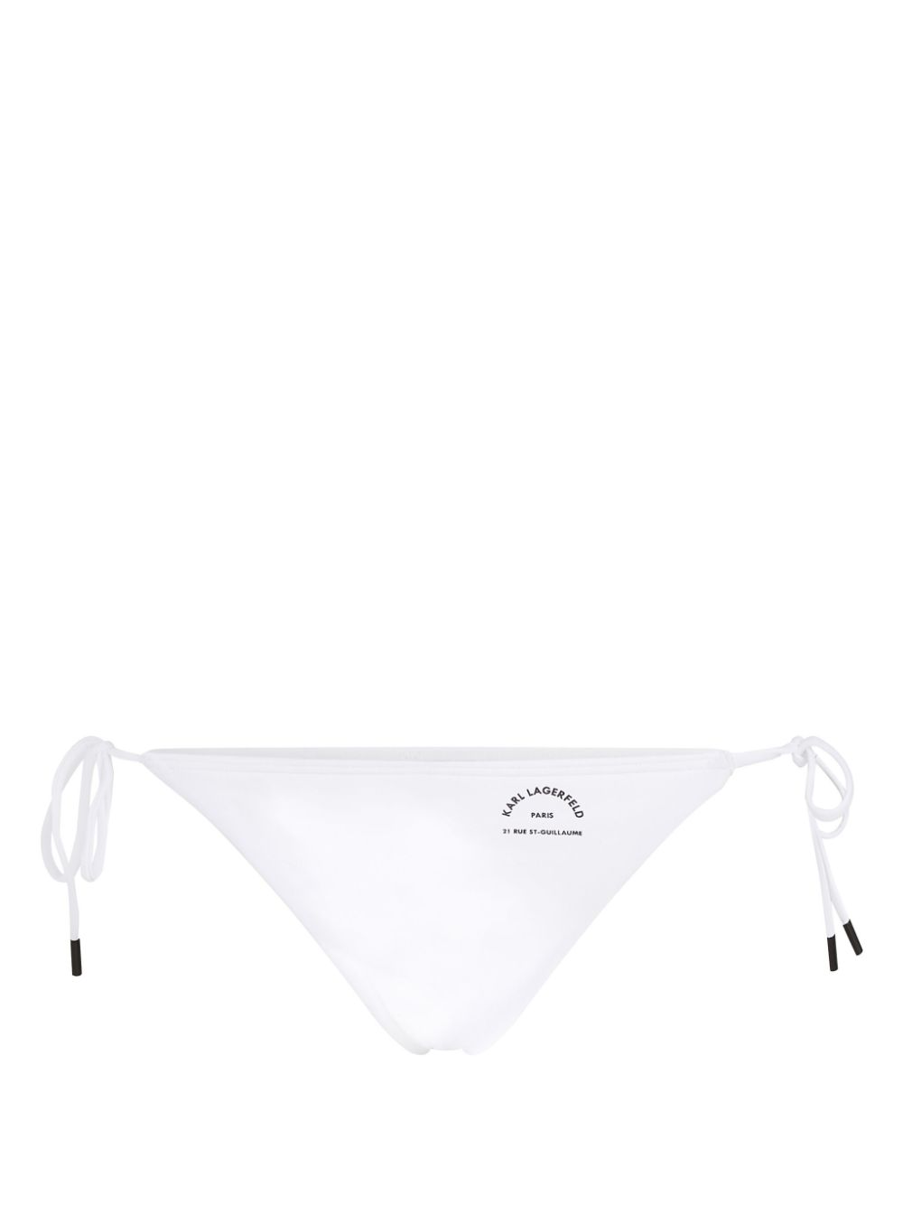 Karl Lagerfeld Rue St-Guillaume bikini bottoms - White von Karl Lagerfeld