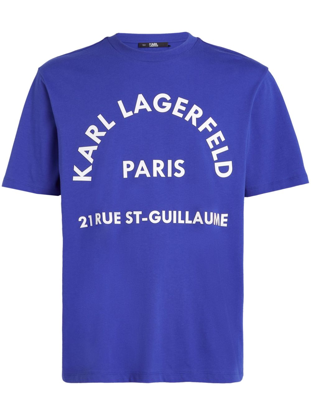 Karl Lagerfeld Rue St-Guillaume organic cotton T-shirt - Blue von Karl Lagerfeld