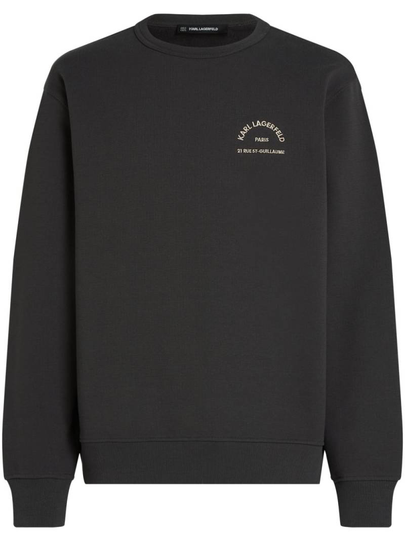 Karl Lagerfeld Rue St-Guillaume sweatshirt - Grey von Karl Lagerfeld