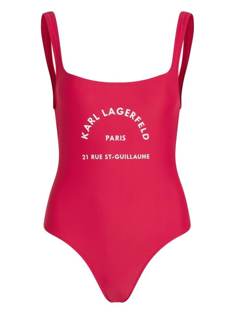 Karl Lagerfeld Rue St-Guillaume swimsuit - Pink von Karl Lagerfeld