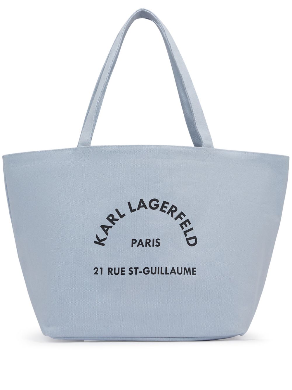 Karl Lagerfeld Rue St-Guillaume tote bag - Blue von Karl Lagerfeld