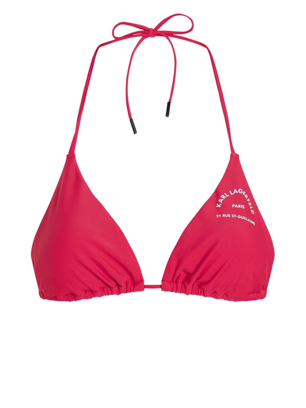 Karl Lagerfeld Rue St-Guillaume triangle bikini top - Pink von Karl Lagerfeld