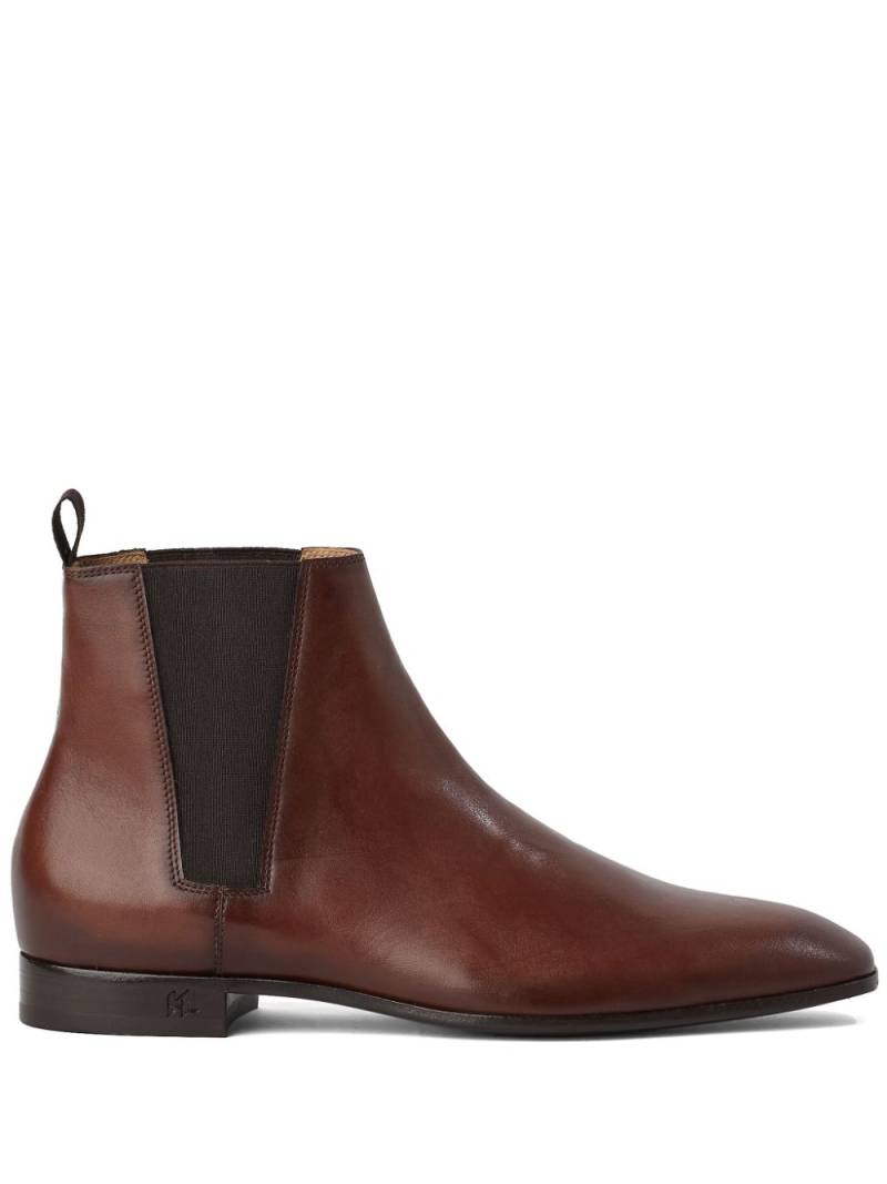 Karl Lagerfeld Samuel leather Chelsea boots - Brown von Karl Lagerfeld