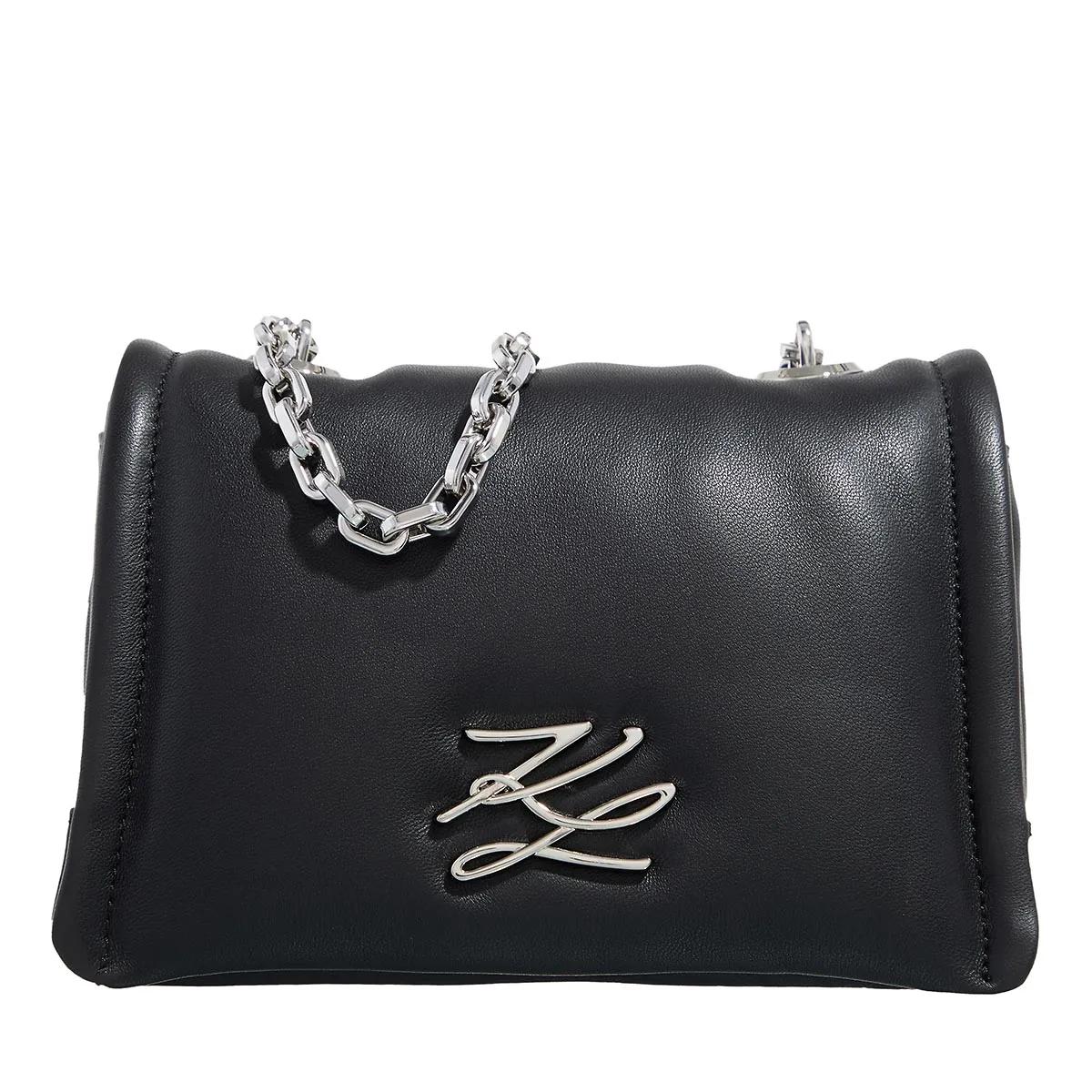 Karl Lagerfeld Schultertasche - K/Autograph Sp Puffy Cb - Gr. unisize - in Schwarz - für Damen von Karl Lagerfeld