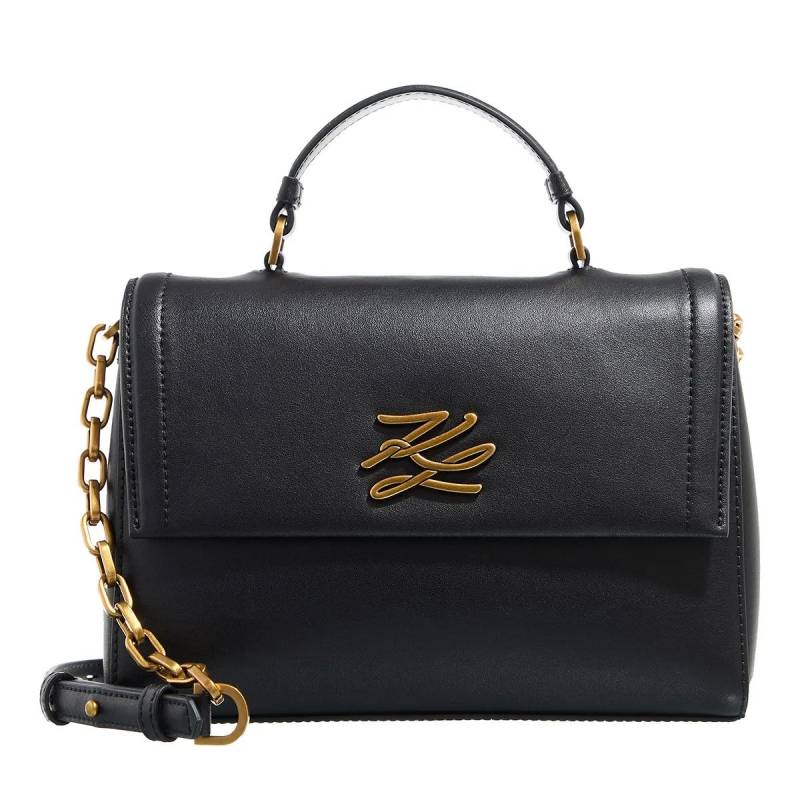 Karl Lagerfeld Schultertasche - K/Autograph Top Handle Cb - Gr. unisize - in Schwarz - für Damen von Karl Lagerfeld