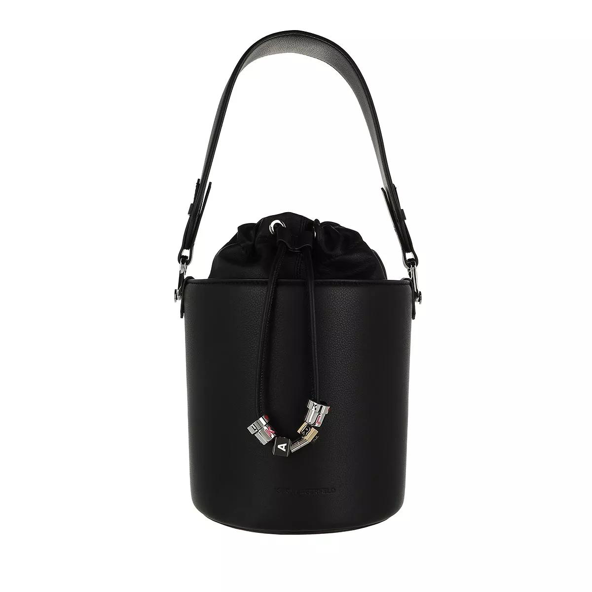 Karl Lagerfeld Schultertasche - K/Charms Bucket - Gr. unisize - in Schwarz - für Damen von Karl Lagerfeld