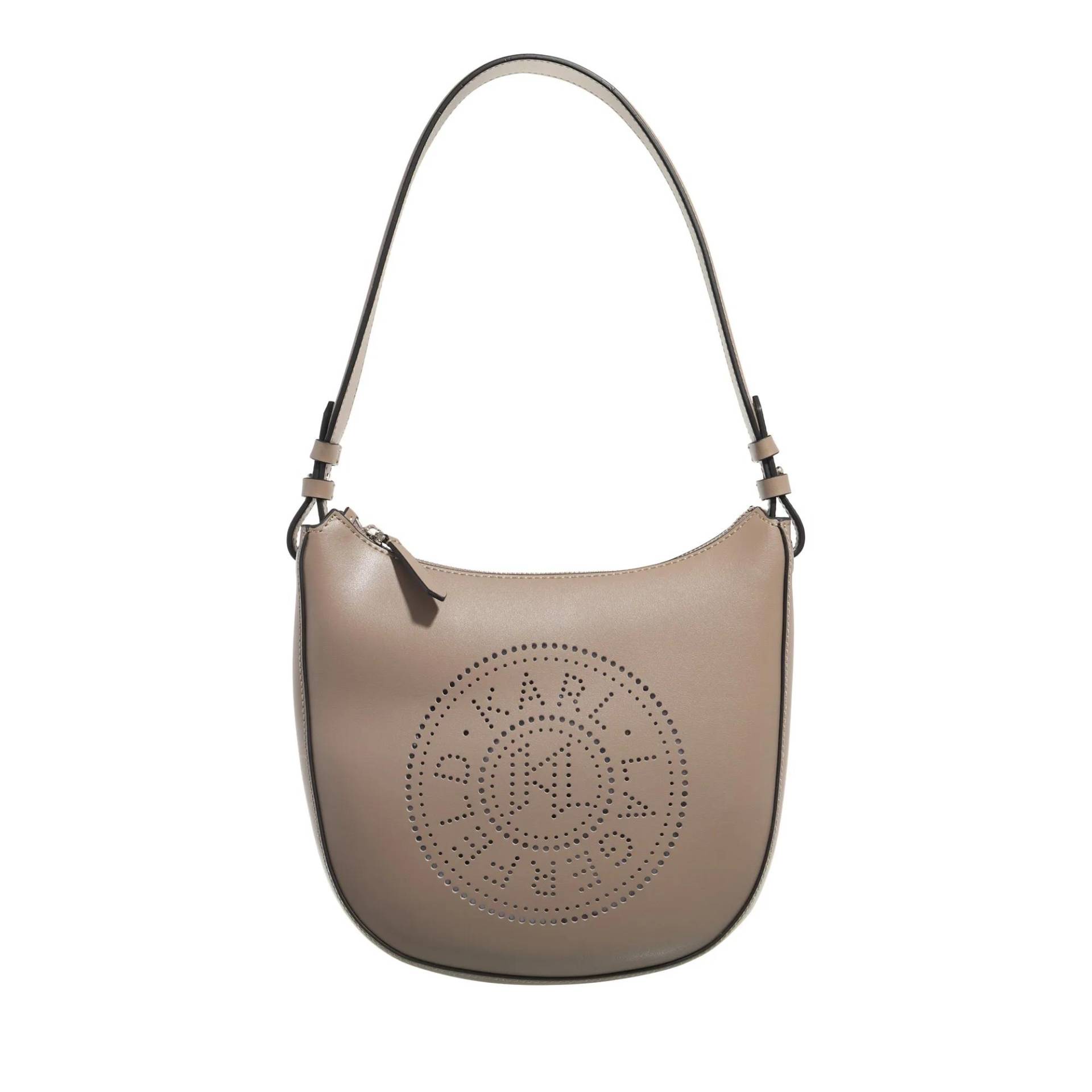 Karl Lagerfeld Schultertasche - K/Circle Moon Shb Perforated - Gr. unisize - in Grau - für Damen von Karl Lagerfeld