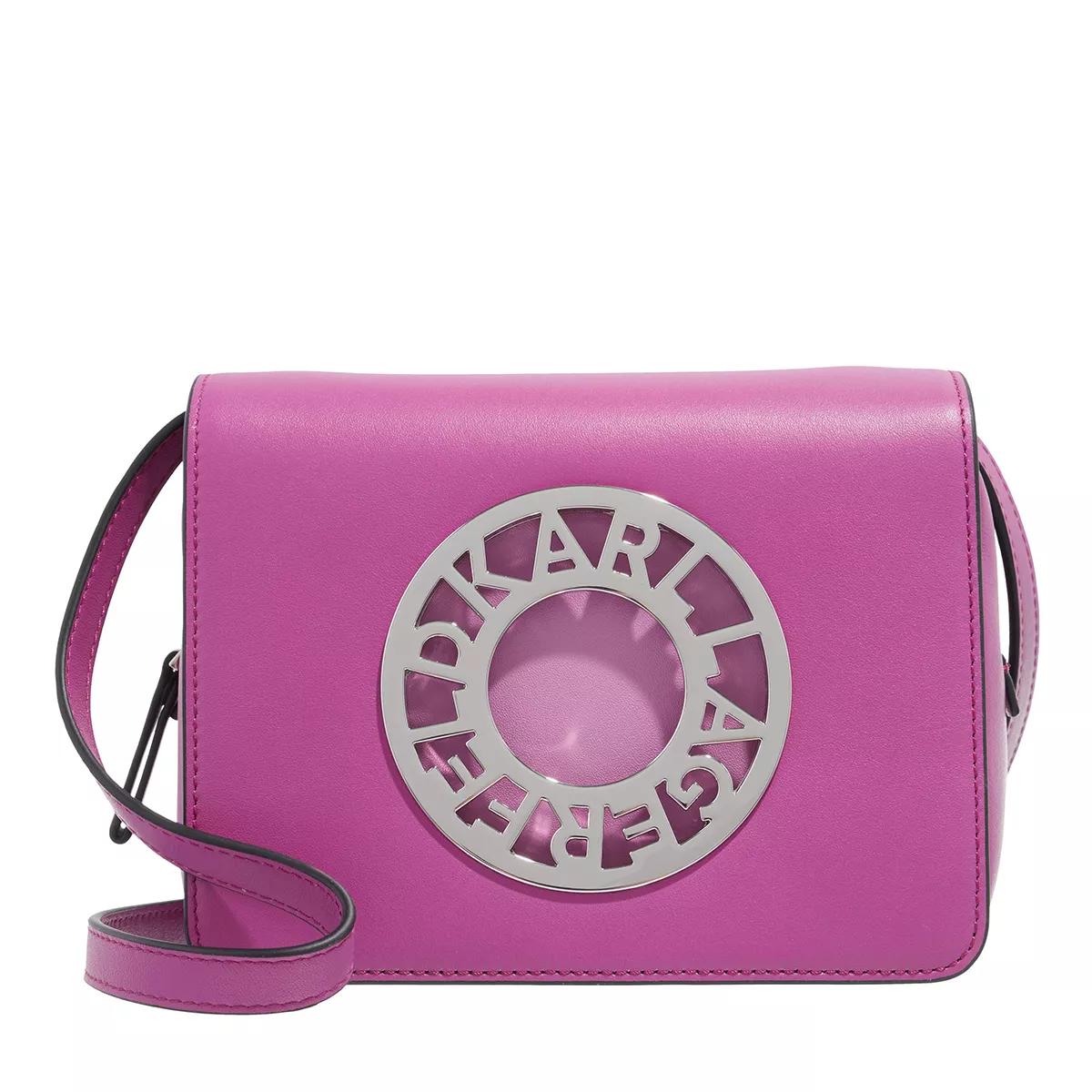 Karl Lagerfeld Schultertasche - K/Disk Crossbody - Gr. unisize - in Violett - für Damen von Karl Lagerfeld