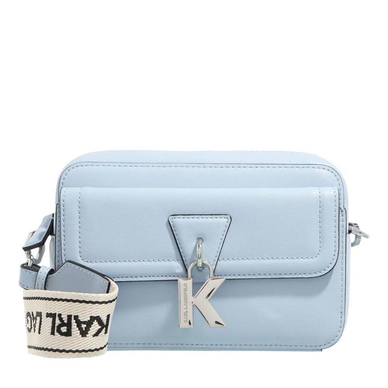 Karl Lagerfeld Schultertasche - K/Lock Camerabag - Gr. unisize - in Blau - für Damen von Karl Lagerfeld