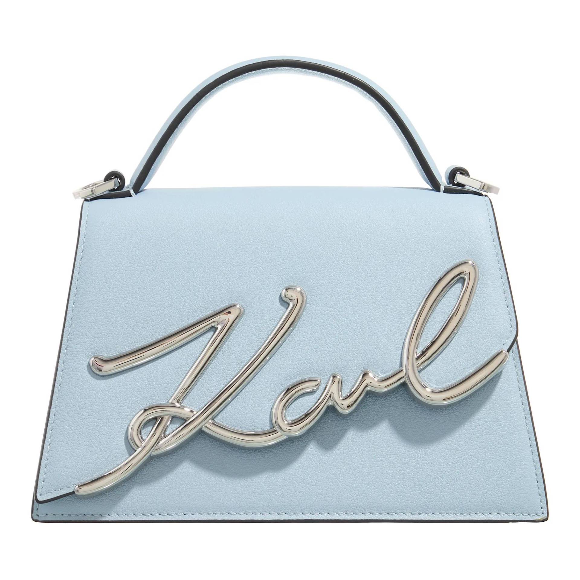 Karl Lagerfeld Schultertasche - K/Signature 2.0 Sm Crossbody - Gr. unisize - in Blau - für Damen von Karl Lagerfeld