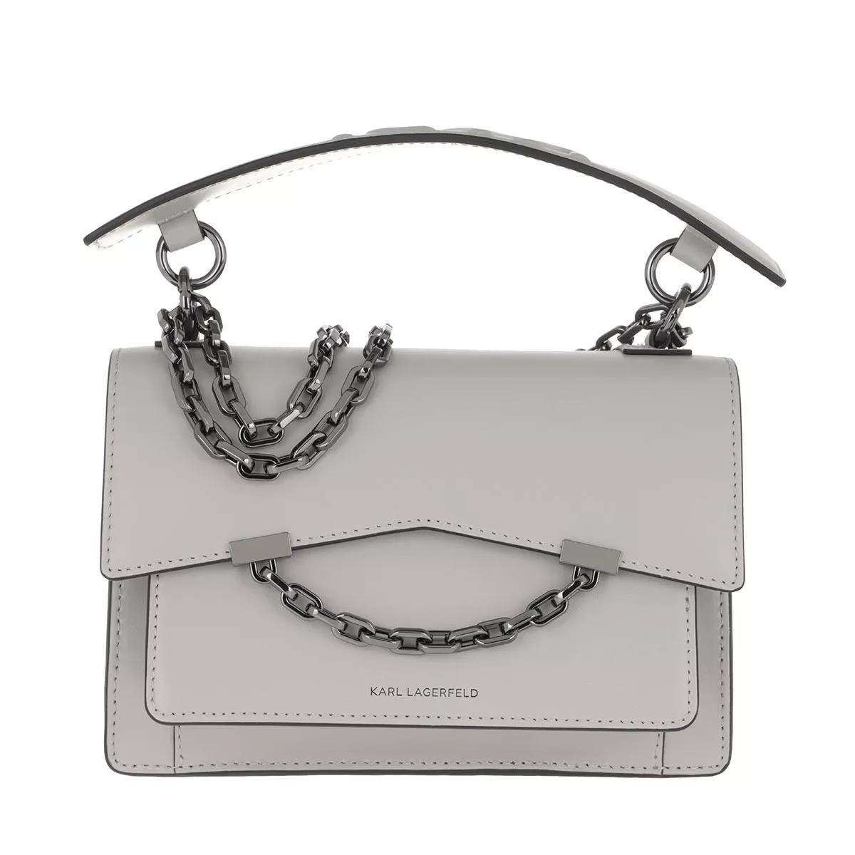 Karl Lagerfeld Schultertasche - Karl Seven Shoulderbag - Gr. unisize - in Grau - für Damen von Karl Lagerfeld