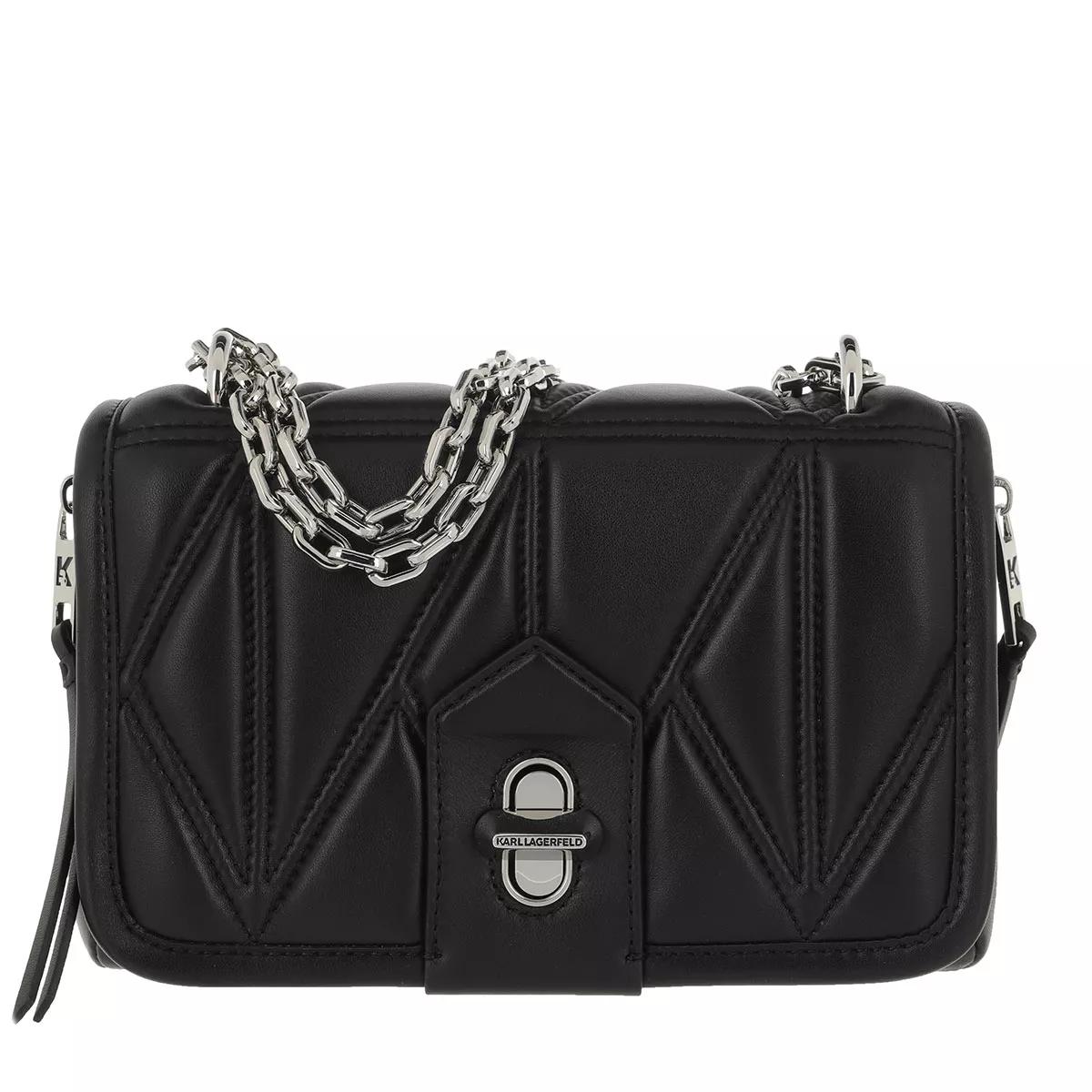 Karl Lagerfeld Schultertasche - Studio Zip Shoulderbag - Gr. unisize - in Schwarz - für Damen von Karl Lagerfeld