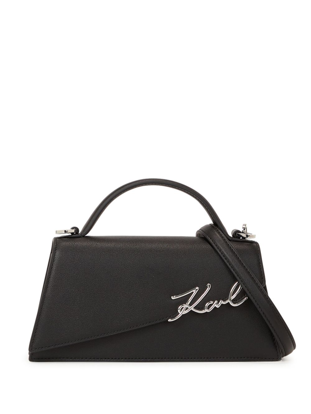 Karl Lagerfeld Signature Slim leather tote bag - 1AV von Karl Lagerfeld