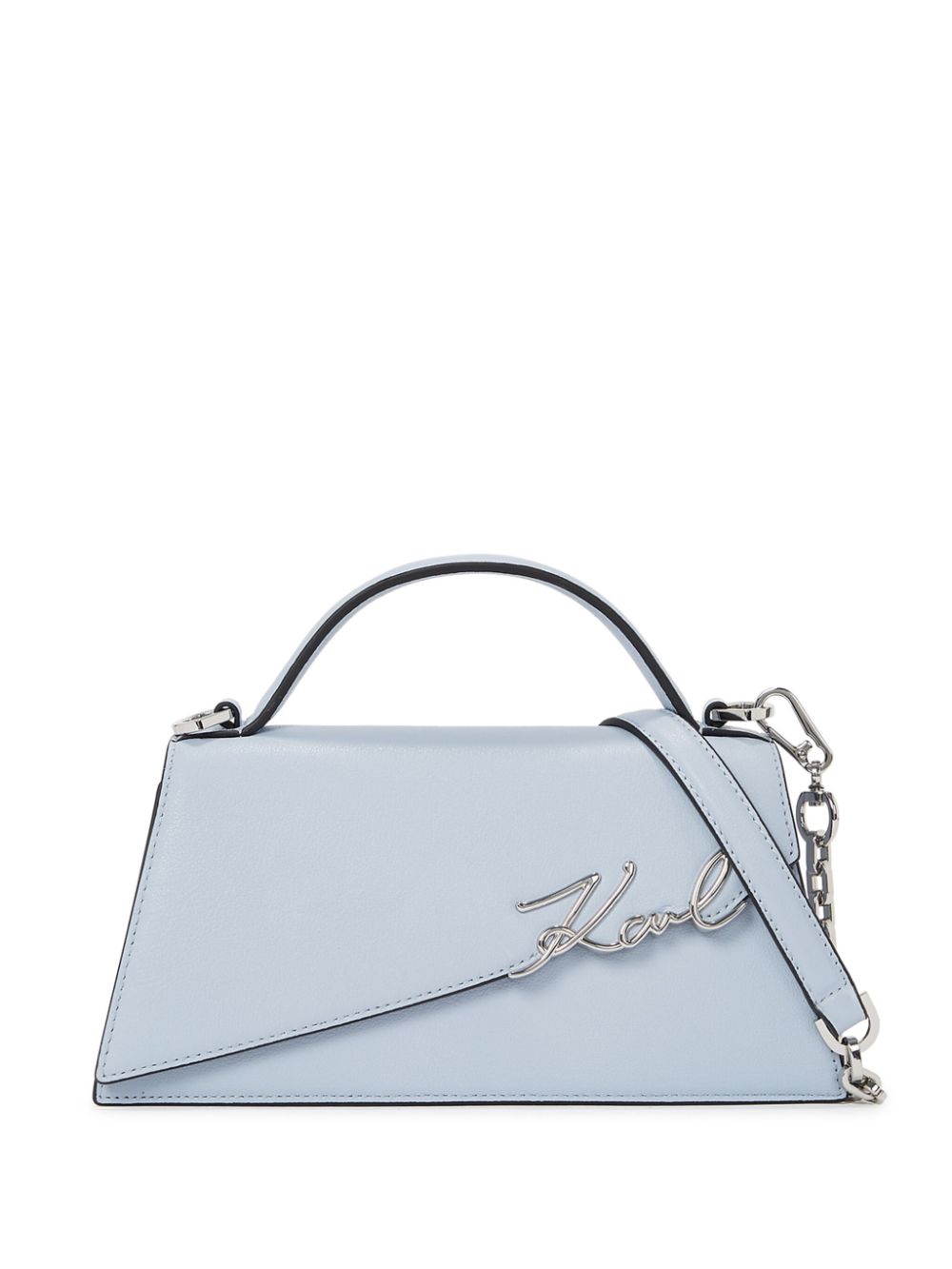 Karl Lagerfeld Signature crossbody bag - Blue von Karl Lagerfeld