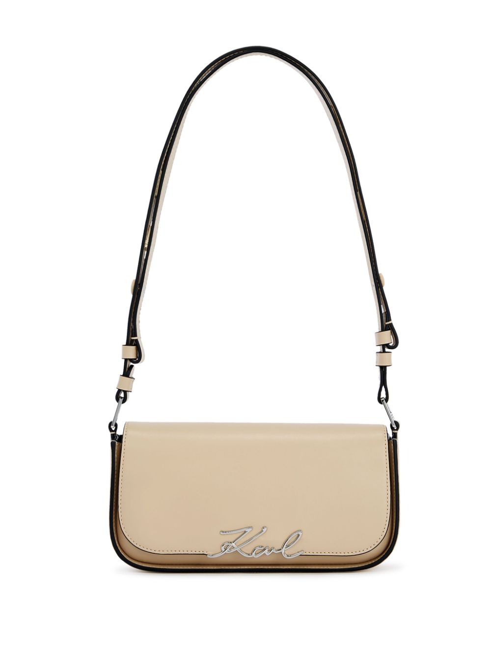 Karl Lagerfeld Signature crossbody bag - Neutrals von Karl Lagerfeld