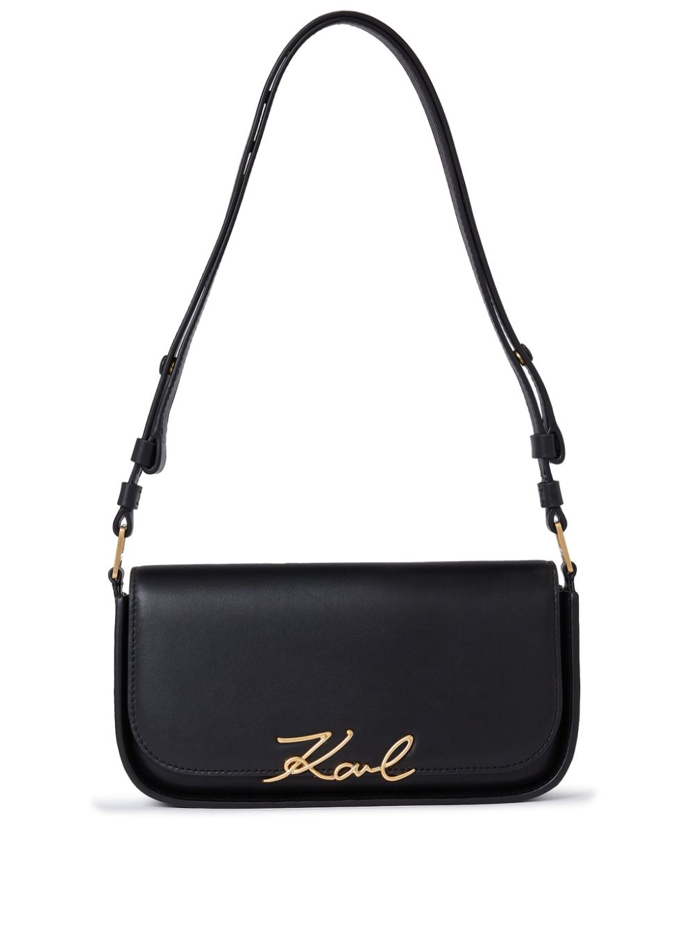 Karl Lagerfeld Signature leather shoulder bag - 1AS von Karl Lagerfeld