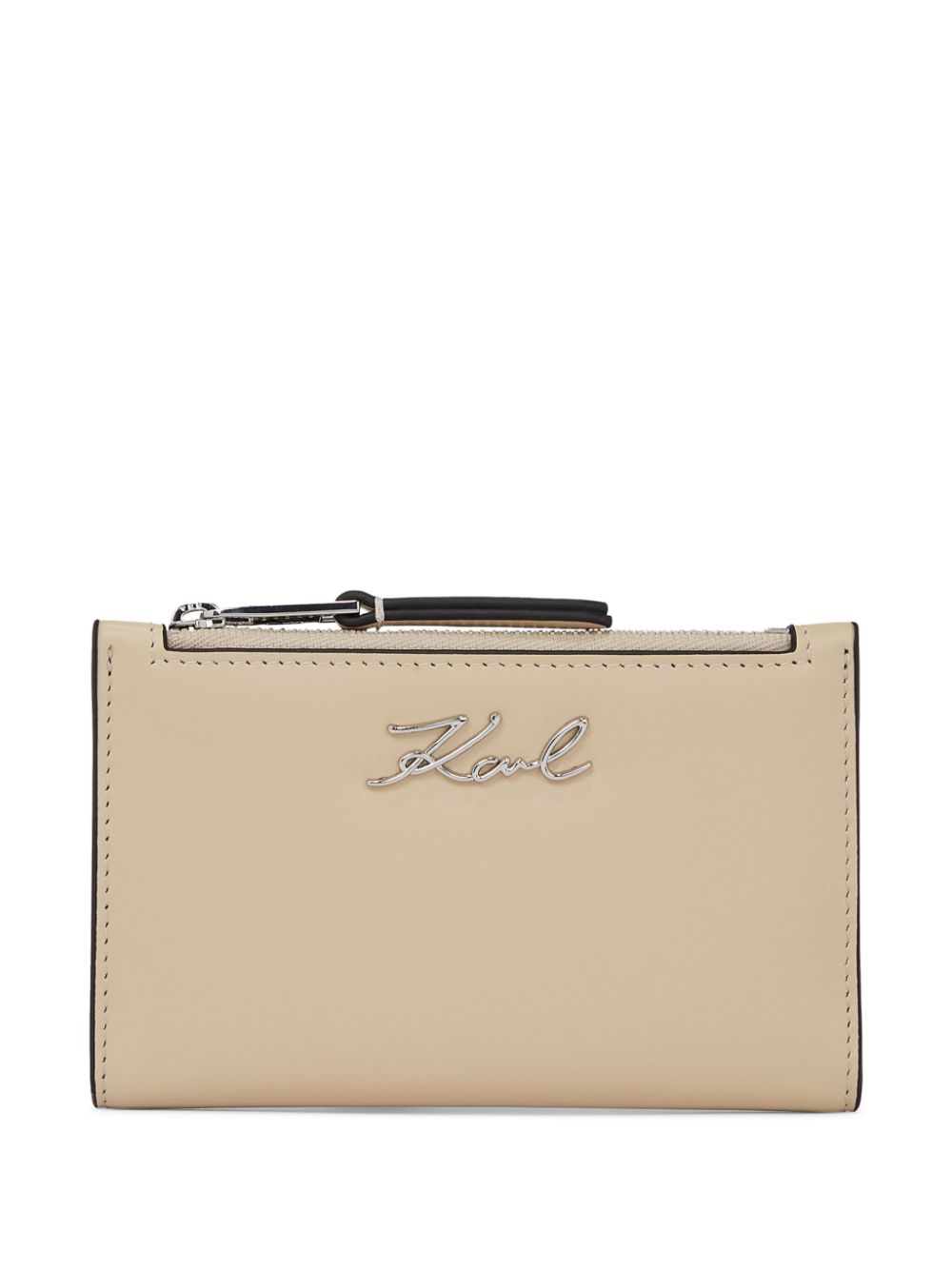 Karl Lagerfeld Signature wallet - Neutrals von Karl Lagerfeld