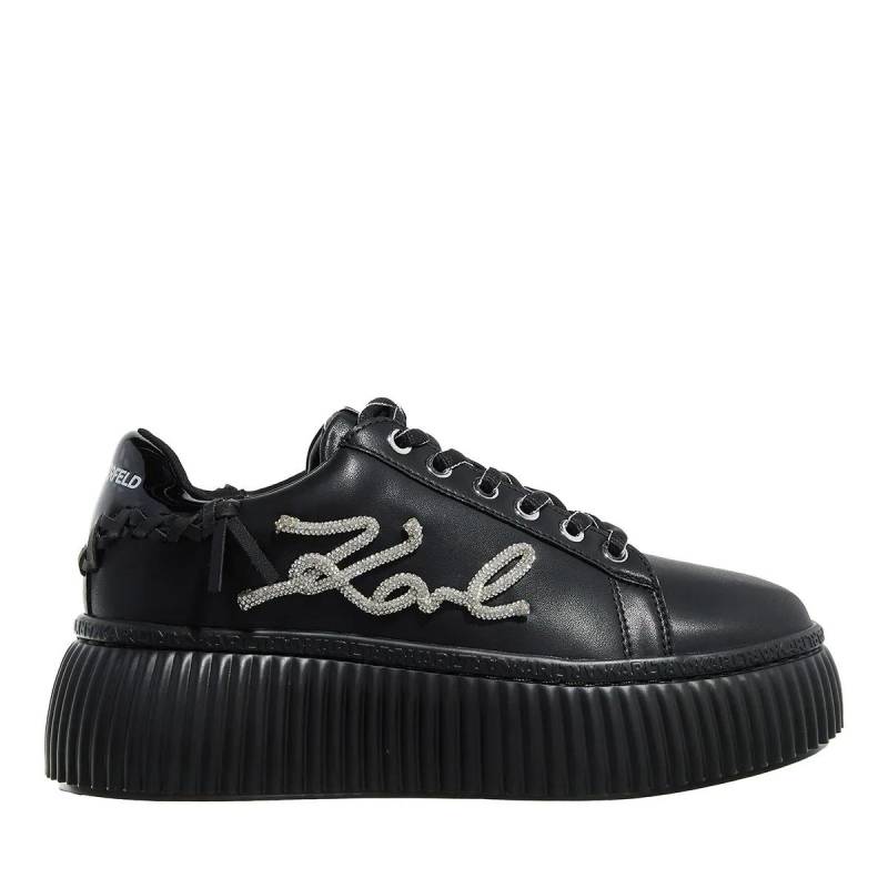 Karl Lagerfeld Sneaker - Kreeper Lo Signia Rhinestone Lo - Gr. 36 (EU) - in Schwarz - für Damen von Karl Lagerfeld