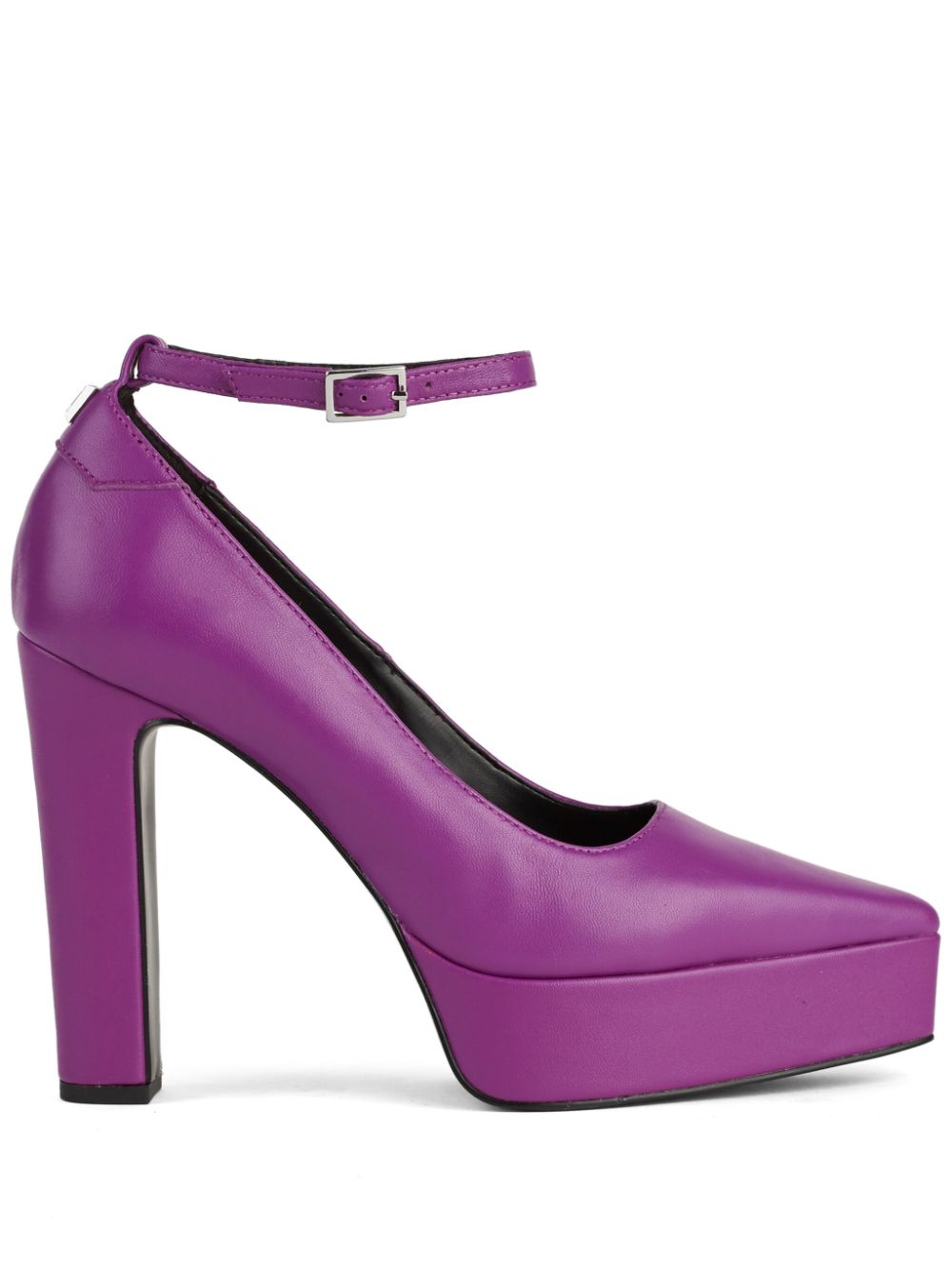 Karl Lagerfeld Soiree 130mm leather pumps - Purple von Karl Lagerfeld