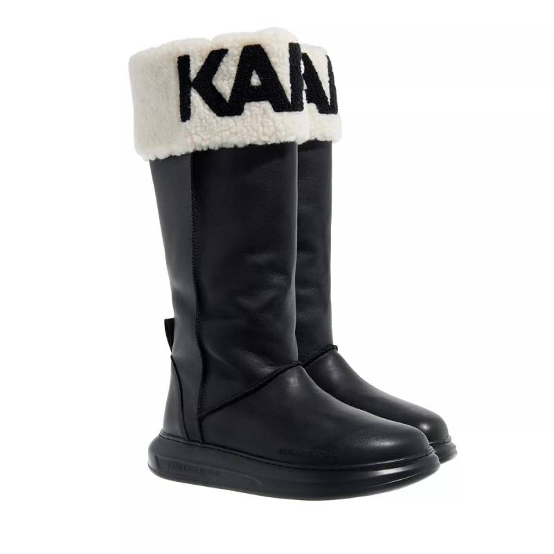 Karl Lagerfeld Stiefel & Boots - Kapri Kosi Karl Logo Hi Boot - Gr. 36 (EU) - in Schwarz - für Damen von Karl Lagerfeld