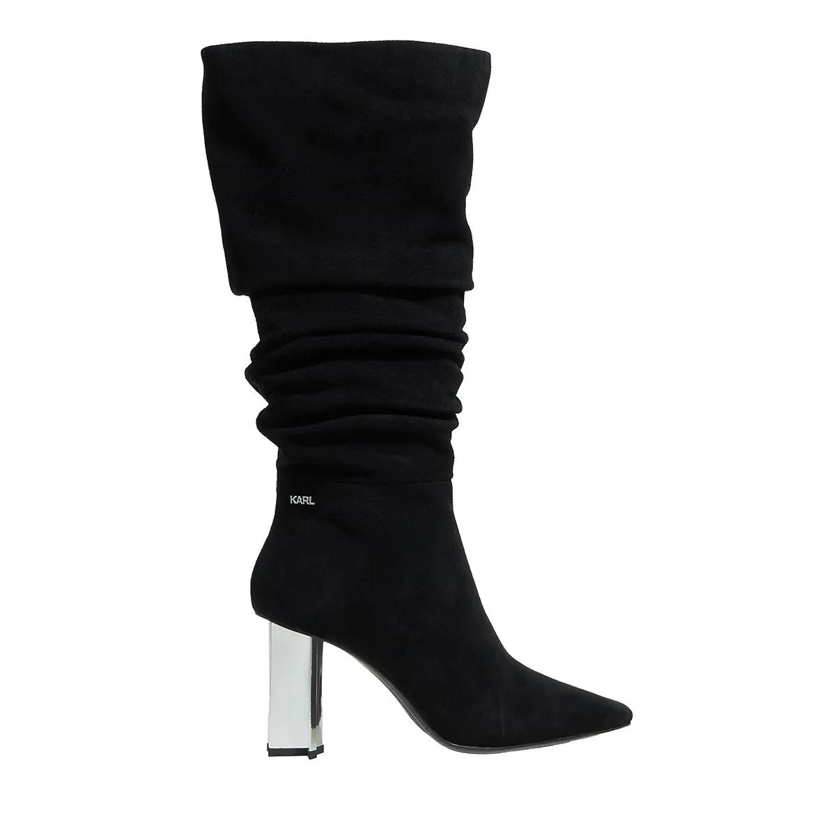 Karl Lagerfeld Stiefel & Boots - Kl Tower Slouch Knee Boot - Gr. 36 (EU) - in Schwarz - für Damen von Karl Lagerfeld