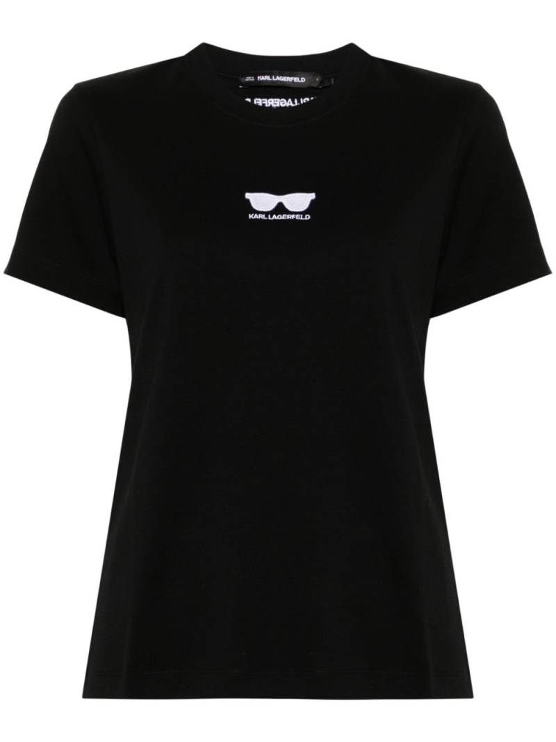 Karl Lagerfeld Sunglasses T-shirt - 999 BLACK von Karl Lagerfeld