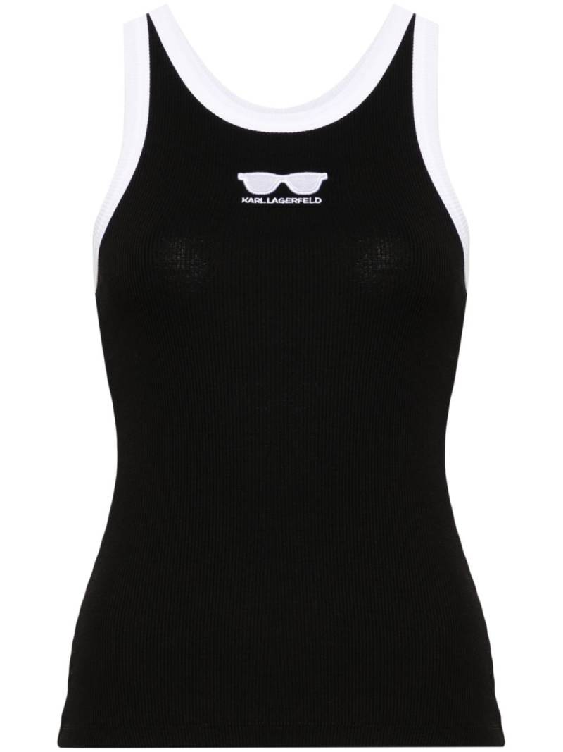 Karl Lagerfeld Sunglasses tank top - Black von Karl Lagerfeld