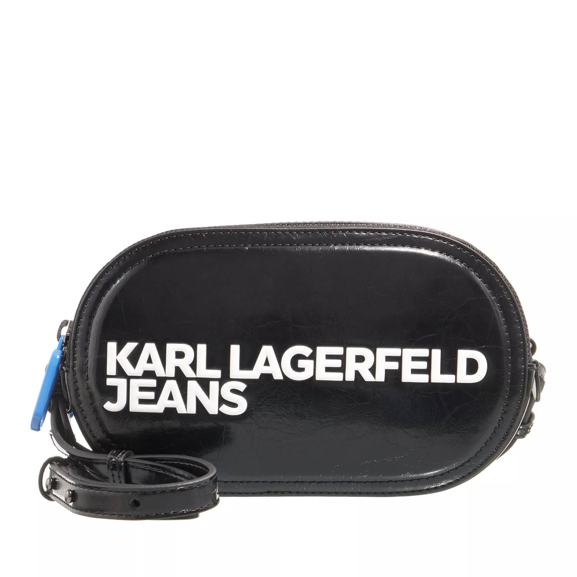 Karl Lagerfeld Jeans Umhängetasche - Essential Logo Camera Bag - Gr. unisize - in Schwarz - für Damen von Karl Lagerfeld Jeans