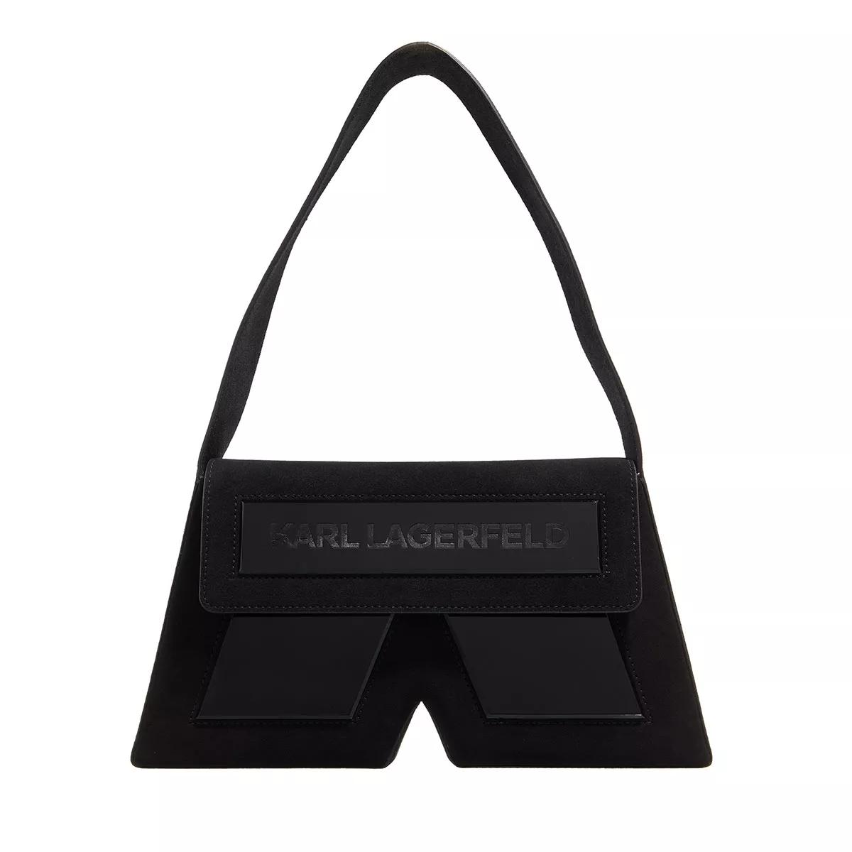 Karl Lagerfeld Umhängetasche - Essential Shoulderbag - Gr. unisize - in Schwarz - für Damen von Karl Lagerfeld