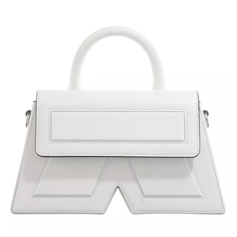 Karl Lagerfeld Umhängetasche - Icon K Cb Leather - Gr. unisize - in Weiß - für Damen von Karl Lagerfeld