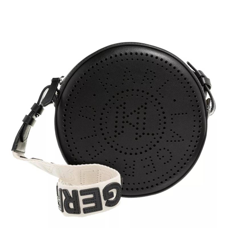 Karl Lagerfeld Umhängetasche - K/Circle Round Cb Perforated - Gr. unisize - in Schwarz - für Damen von Karl Lagerfeld