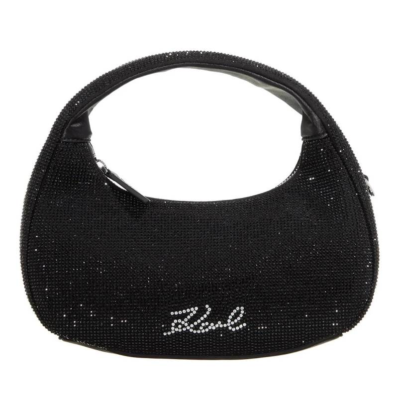 Karl Lagerfeld Schultertasche - K/Evening Signature Sm Hobo - Gr. unisize - in Schwarz - für Damen von Karl Lagerfeld