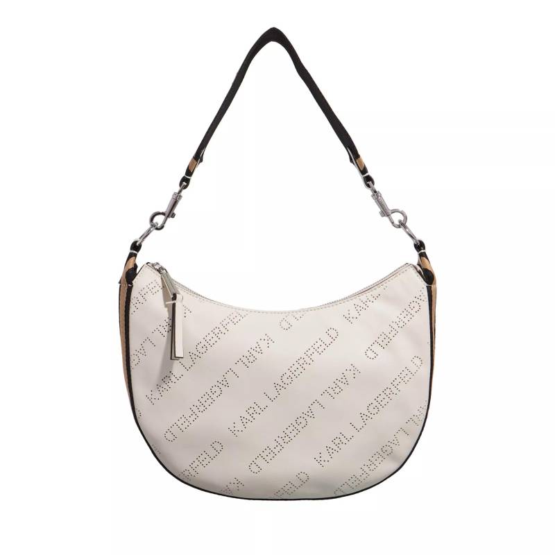 Karl Lagerfeld Schultertasche - K/Moon Sm Shoulderbag - Gr. unisize - in Creme - für Damen von Karl Lagerfeld