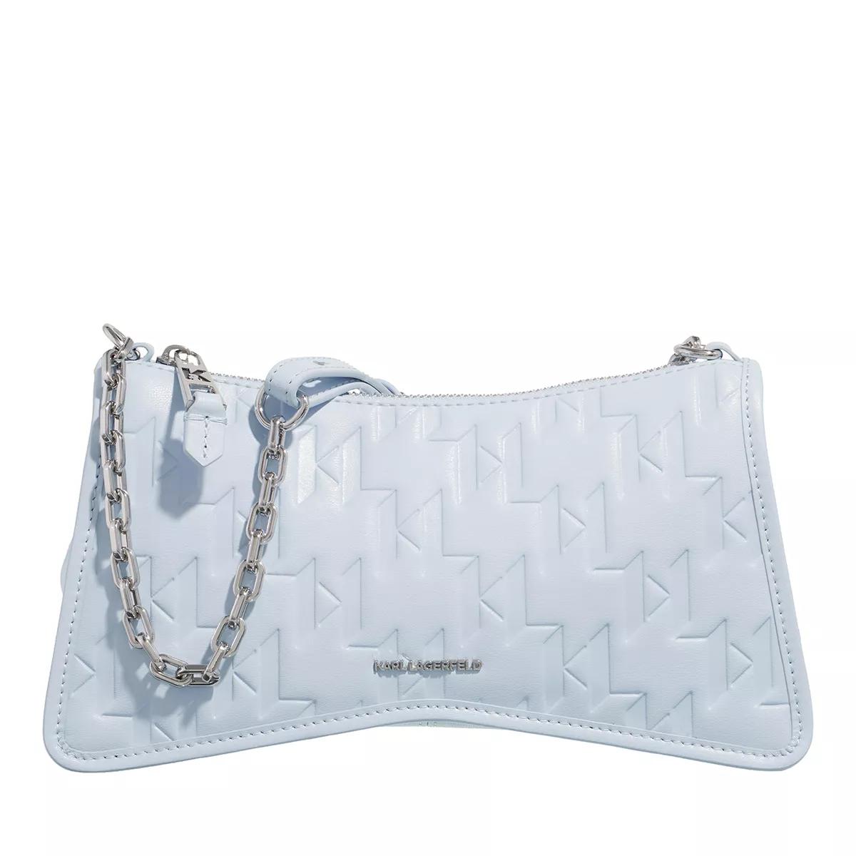 Karl Lagerfeld Umhängetasche - K/Seven Element Cb Embossed - Gr. unisize - in Blau - für Damen von Karl Lagerfeld