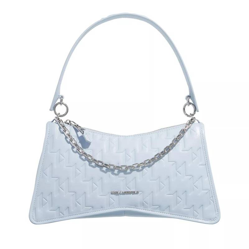 Karl Lagerfeld Umhängetasche - K/Seven Element Shb Embossed - Gr. unisize - in Blau - für Damen von Karl Lagerfeld