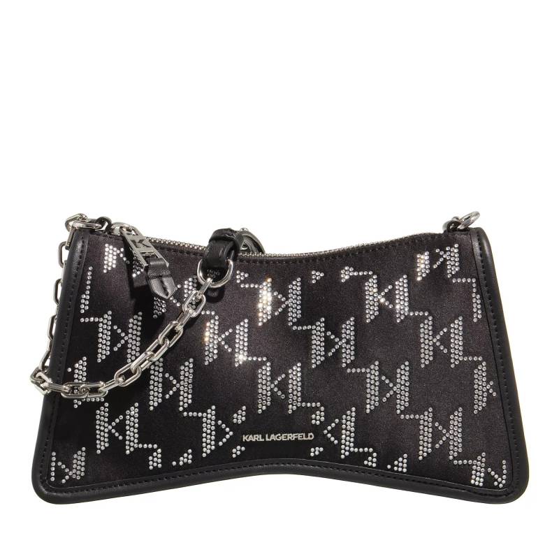 Karl Lagerfeld Schultertasche - K/Seven Element Sp Cb Rhst - Gr. unisize - in Schwarz - für Damen von Karl Lagerfeld