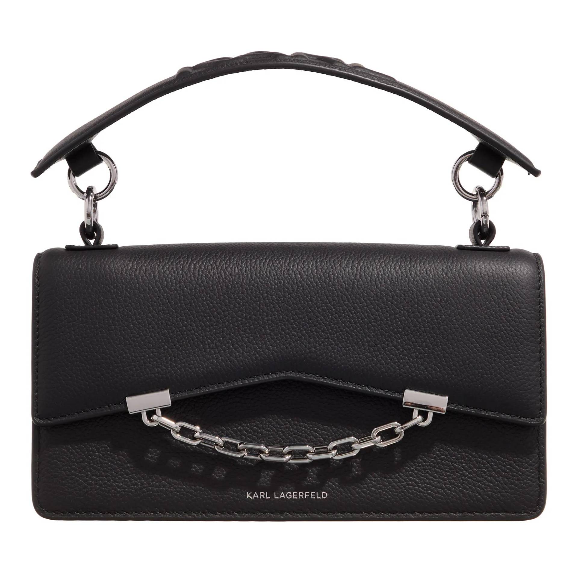 Karl Lagerfeld Schultertasche - K/Seven Grainy Cb - Gr. unisize - in Schwarz - für Damen von Karl Lagerfeld